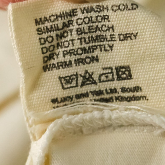 Lucy and Yak Size Small S Ivory Mock Neck Long Sleeve Organic Cotton Knit Top - Picture 8 of 9